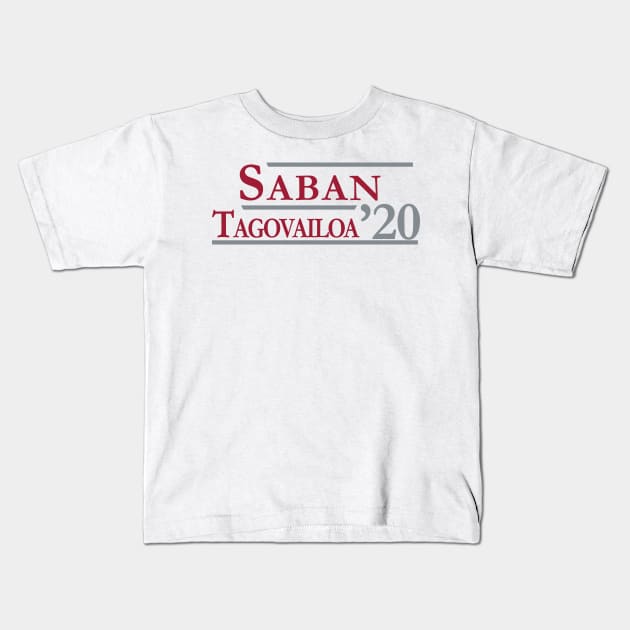 Saban 4 President Kids T-Shirt by Parkeit